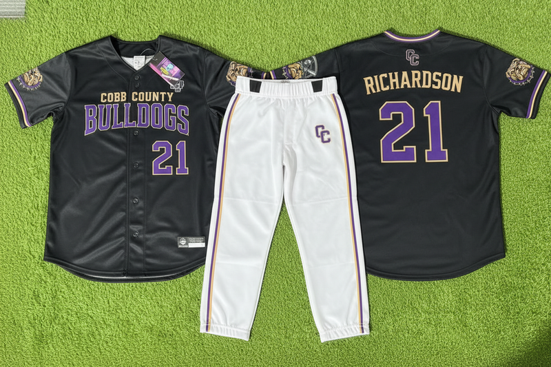Cobb County Bulldogs – Richardson 21 Flat Lay