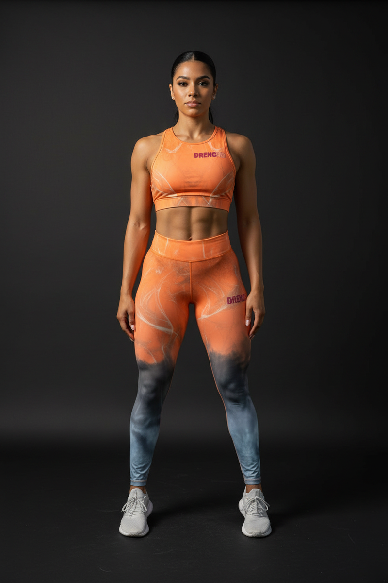 Drenchd Leggings - Black Background Standing