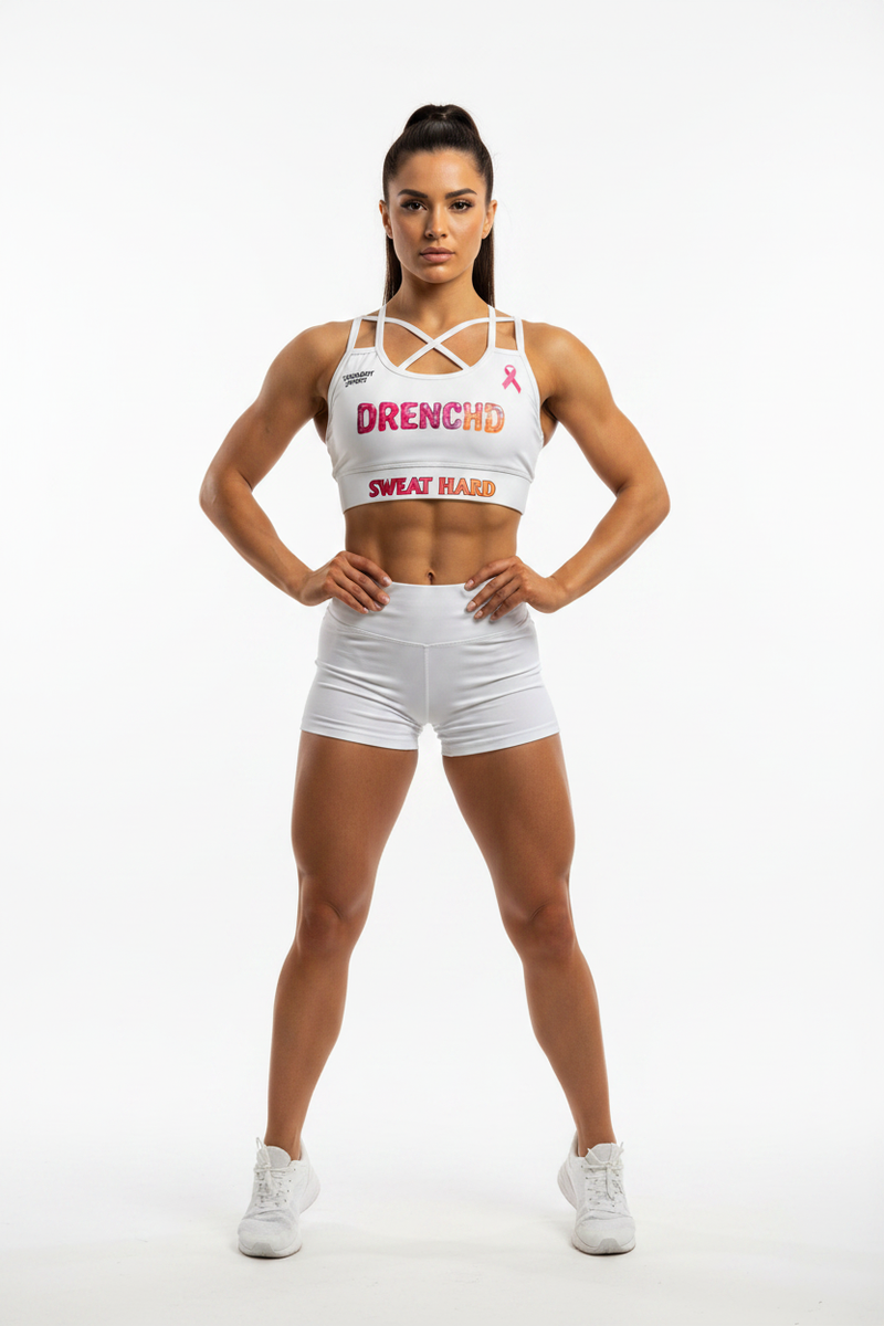 Drenchd Sports Bra White